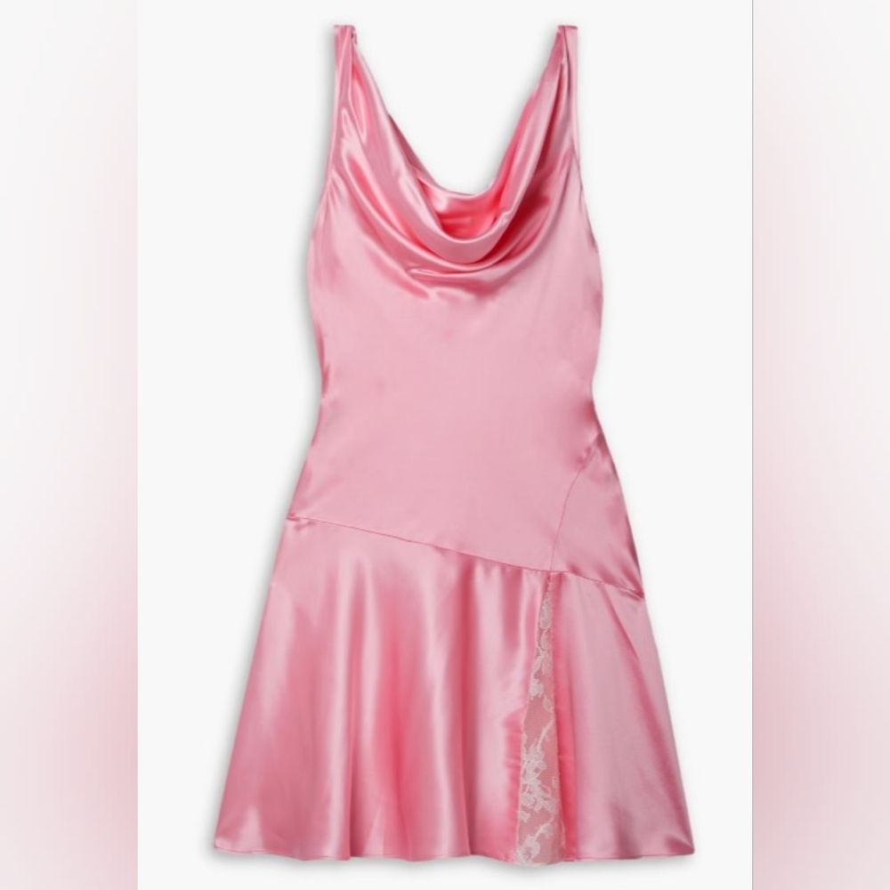 LoveShackFancy Lionel silk mini dress